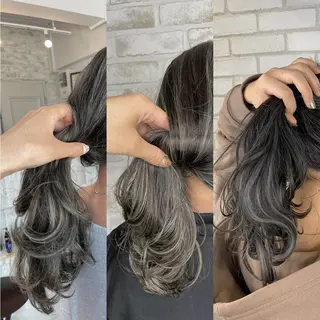 ロング カラー she2.shinjuku所属・takumi Hのヘアスタイル