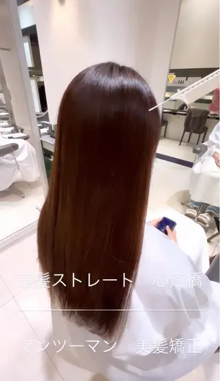 ロング パーマ 👑松山ストレート/ メンズヘア/龍仁👑のヘアスタイル