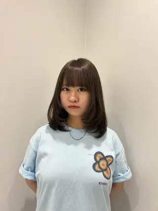 ミディアム 大人レイヤー/艶美髪 🇺🇸TOMONAのヘアスタイル