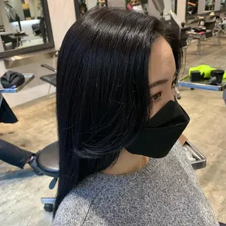 ロング カラー もてぎさやか👩🏻 🪄巻ける縮毛矯正のヘアスタイル