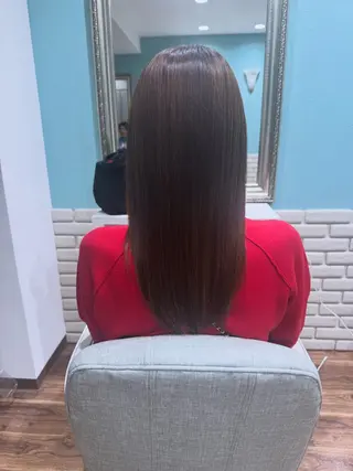 ロング 高田 有里子のヘアスタイル