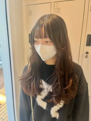 ロング カラー ヘアアレンジ 🍓艶髪/艶カラー ハイトーン/しんたにのヘアスタイル