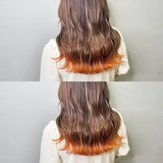 セミロング カラー 🦋韓国系指名No1 店長/圓山 祐也🦋のヘアスタイル