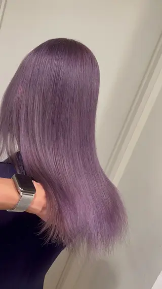 ミディアム カラー ヘアアレンジ 🔥ハイトーンカラー ギャルNAOKI🔥のヘアスタイル