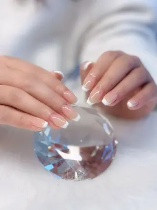 ネイル La chouchou所属・透明感/フィルイン/ 亀戸5分ラシュシュのネイルデザイン