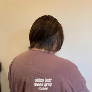 ショート カラー 艶髪レイヤー上田 紗也🇰🇷💗のヘアスタイル