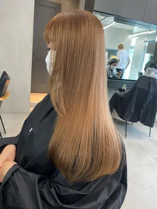 ロング カラー レイヤー/柔色 カラー/SAkiのヘアスタイル