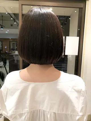 ショート 似合わせカラー/艶 髪質改善/ヨシザキのヘアスタイル