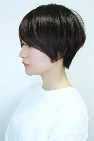 ショート カラー Repos SENDAI所属・⭐️バッサリカット モデル募集⭐️佐野のヘアスタイル