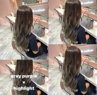 セミロング カラー パーマ ヘアアレンジ メンズ キッズ マツエク・マツパ RIYA❤︎ Aujuaソムリエのヘアスタイル