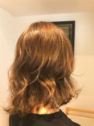 ミディアム カラー はだゆうき @hadadan08のヘアスタイル