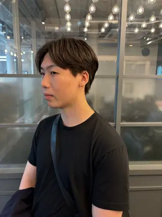 ショート SHOTA ハイライト/パーマのヘアスタイル