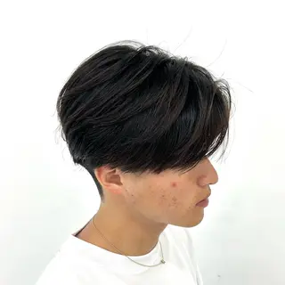 ショート パーマ メンズ 【メンズパーマ特化】 🍏網中勇喜のヘアスタイル