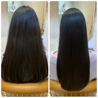 ロング レイヤーカット/ 顔周り 五島巨幹のヘアスタイル