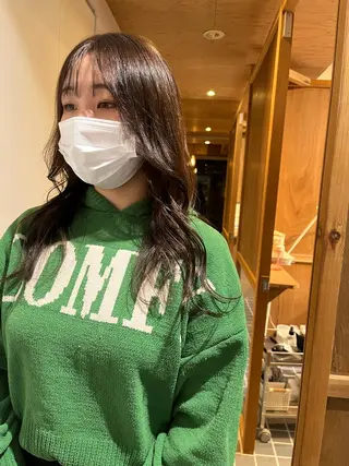 カラー MINX The pass所属・透明感ケアカラー/ レイヤー/ryokaのヘアスタイル