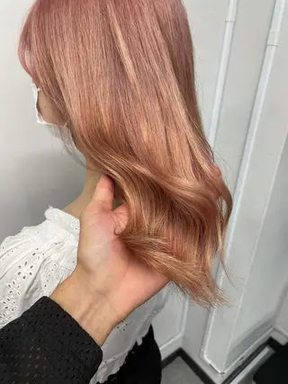 セミロング カラー ヘアアレンジ salowin新宿East3階所属・艶美髪/髪質改善 /縮毛矯正/木元渓太のヘアスタイル