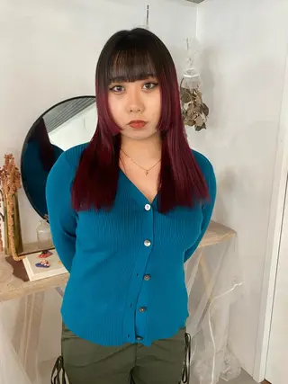 ロング カラー 🌻名古屋🌻 🫧ハイトーン🫧のヘアスタイル