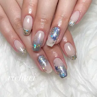 ミディアム ネイル richeri beautyのネイルデザイン