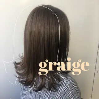 セミロング カラー ヘアアレンジ 赤味消し.髪質改善 🌿𝘠𝘜𝘙𝘐のヘアスタイル