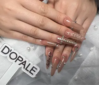 ネイル D‘OPALEサロン所属・長さ出し専門店 上野kkのネイルデザイン