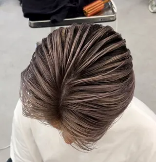 ミディアム カラー メンズ メンズバレイヤージュ 🔥メンズカット🔥のヘアスタイル