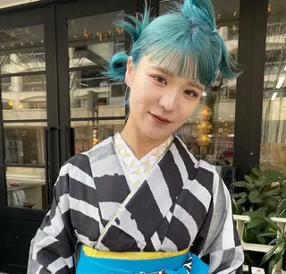 ミディアム ヘアアレンジ hair salon　丹tan所属・Rena✴︎トレンド ×スタンダードMIXのヘアスタイル