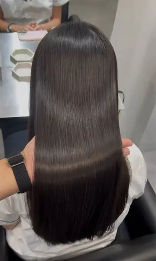 ロング 髪質改善/縮毛矯正/ 似合わせ/青木孝憲のヘアスタイル