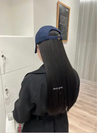 ロング カラー 大野 桃果のヘアスタイル