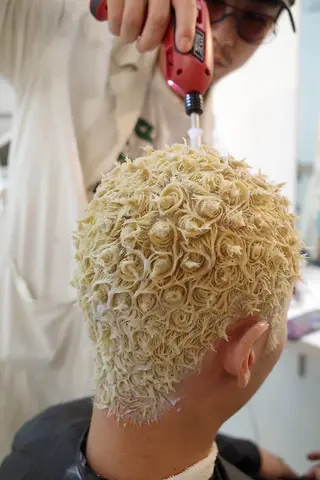 ショート sand&rose所属・逗子、パーマスタイル ナオイカイラのヘアスタイル