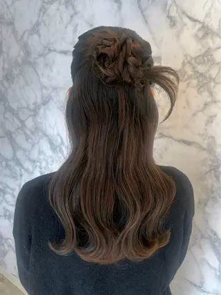 ヘアアレンジ ☁️もえみ︎︎☁️ モデル様募集中のヘアスタイル