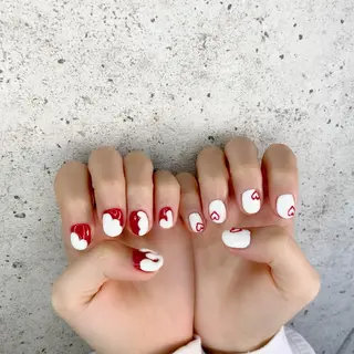 ショート カラー パーマ ヘアアレンジ メンズ キッズ ネイル マツエク・マツパ Salon Ｋのネイルデザイン