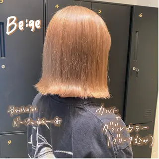 ミディアム カラー 暖色艶color / ボブ🦩Rioのヘアスタイル