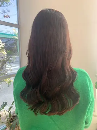 ロング hair&beauty the B所属・尾崎 虹美のヘアスタイル