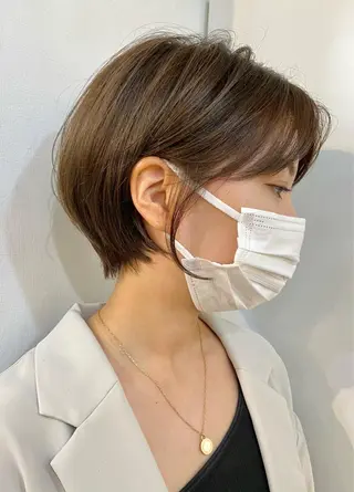 ショート カラー 🍃ショートヘア🍃 北林春樹のヘアスタイル