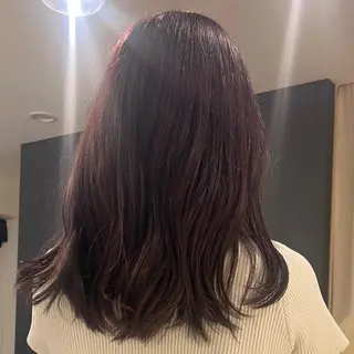 セミロング カラー SHIAN わゆ🥀のヘアスタイル