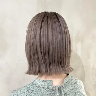 ショート まろみ暖色×ボブ ×chia🕯のヘアスタイル