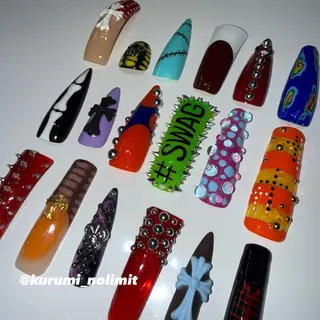 ネイル NOLIMIT.OSAKA所属・NOLIMIT KURUMIのネイルデザイン