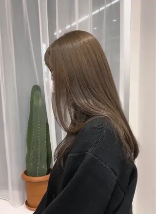 ミディアム カラー レイヤーカット 西宮北口/みなみのヘアスタイル