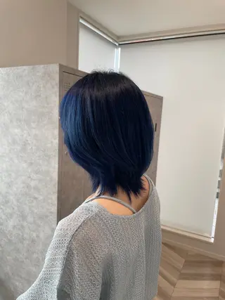 ミディアム カラー 吉原 雪乃のヘアスタイル