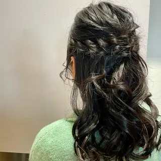 セミロング 為近日向子🐥暖色 💘顔周りカット🌈のヘアスタイル