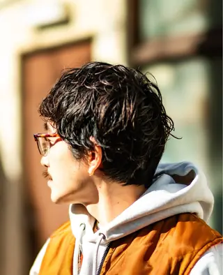 ショート カラー パーマ メンズ 🔗メンズサロン🔗 Kieのヘアスタイル