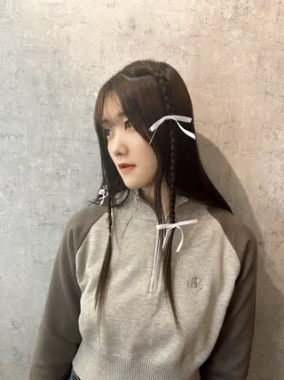 ロング ヘアアレンジ suri-ru hair【スリールヘアー】所属・FURUSAWA AOIのヘアスタイル