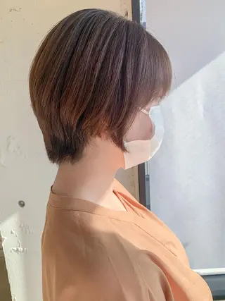 ショート カラー ヘアアレンジ yuka .のヘアスタイル