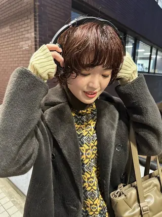 ショート パーマ lelu所属・lelu / 佐々木のヘアスタイル