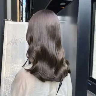 ロング カラー GO TODAY SHAiRE SALON原宿Stella店所属・山内 直英のヘアスタイル