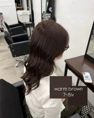 セミロング 艶髪/トリートメント ⭐️KIRARI⭐️のヘアスタイル