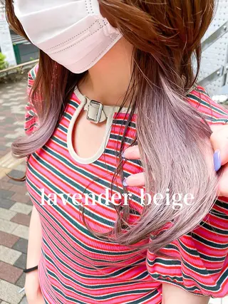 ロング カラー 髪質改善&韓国風特化 型サロン ミシェリーのヘアスタイル