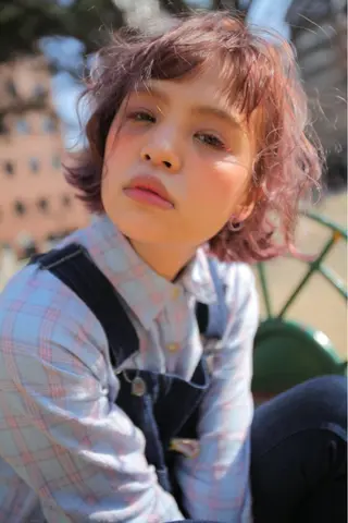 ショート ヘアアレンジ キッズ まつエク Hair mission【ヘアーミッション】心斎橋所属・エクステ／レイヤー 落合/心斎橋のヘアスタイル