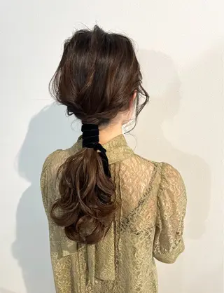 ロング ヘアアレンジ tomida yukiの眉毛・アイブロウイメージ