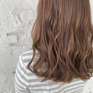 セミロング カラー 【髪質改善】 夏目結以のヘアスタイル